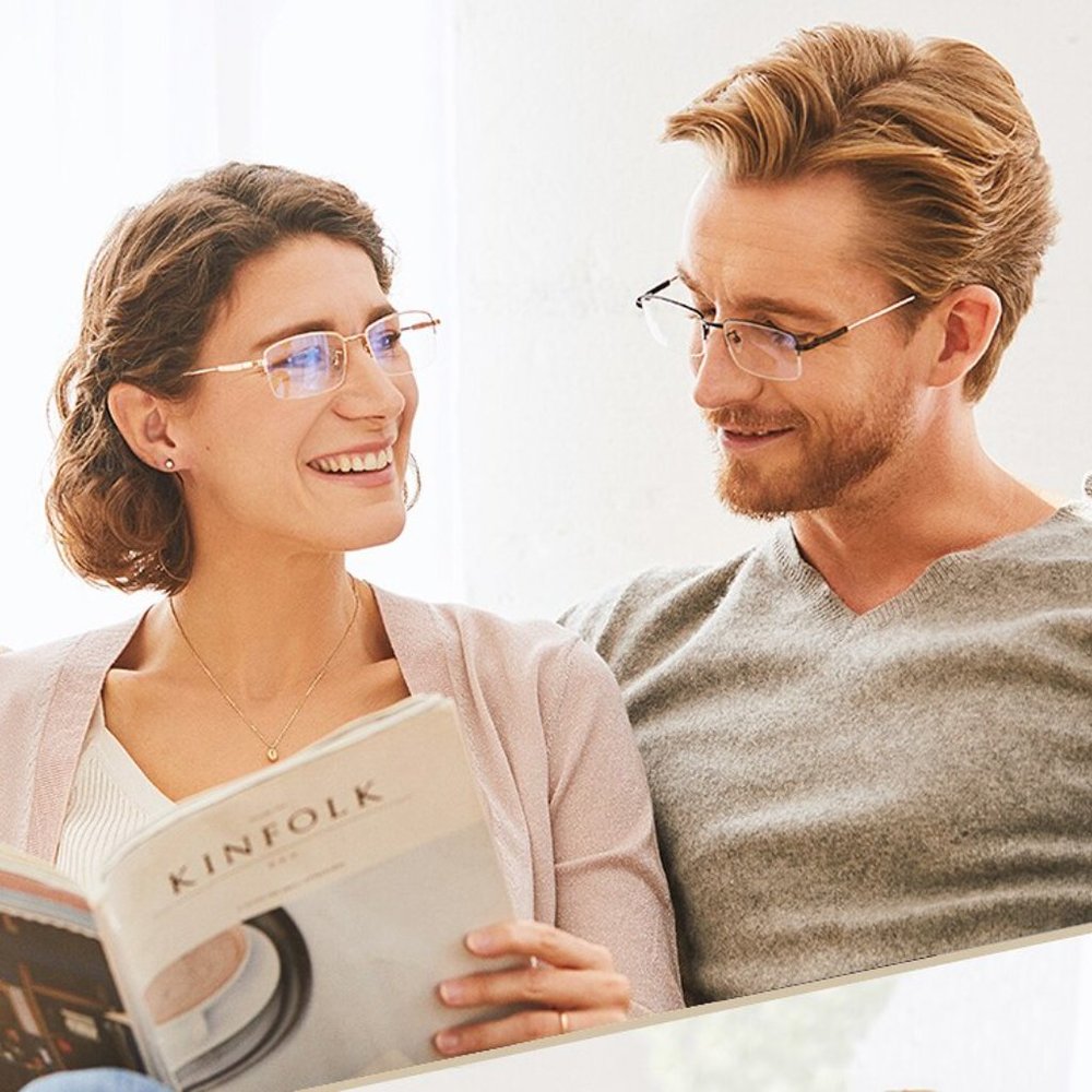 Alloy reading glasses